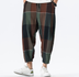 Ankle-Length Linen Joggers Men Pants - Minihomy