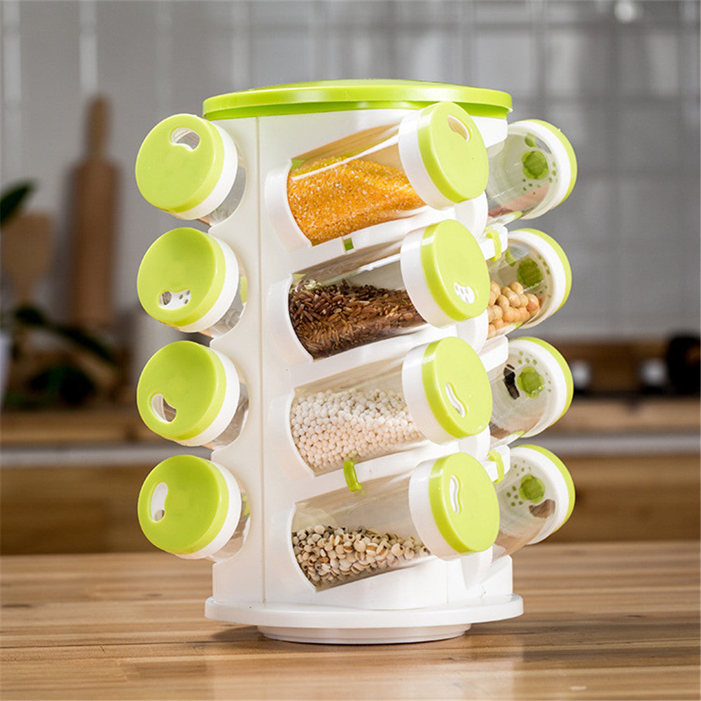 Kitchen Multifunction Rotating Seasoning Bottle Holder - Minihomy