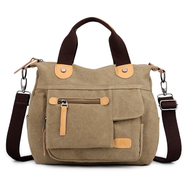 Retro Fashion Canvas Casual Female Bag