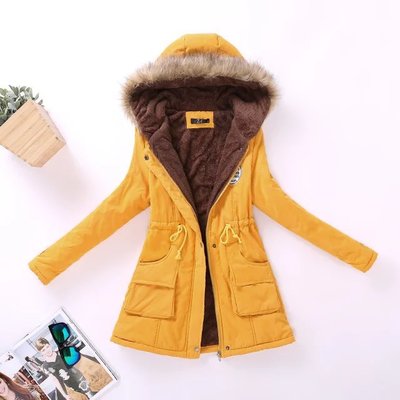 Winter Women Cotton Jacket Padded Casual Slim Coat