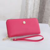 Korean women's Vatican single pull long wallet