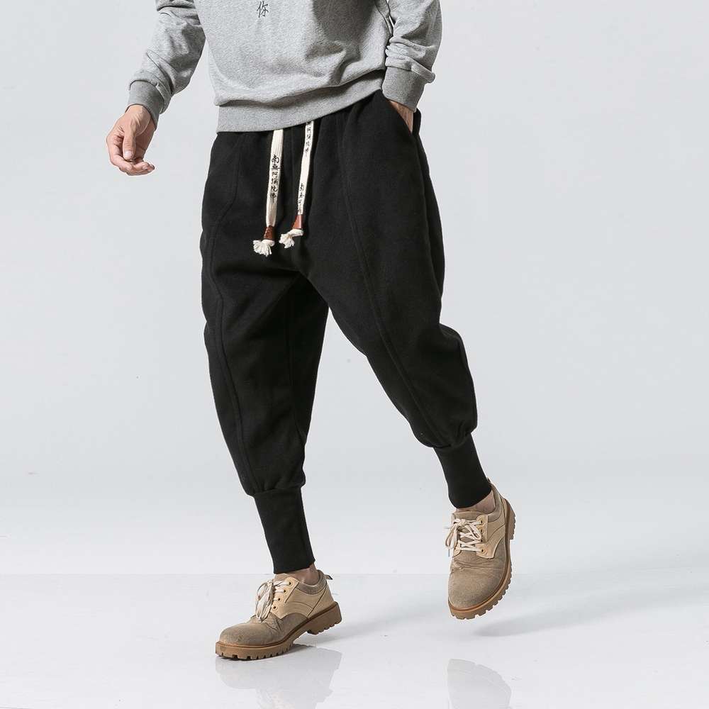 Joggers Hip Hop Sweatpants Loose Feet Teen Harem Casual Pants - Minihomy