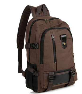 Men's Leisure Canvas Bag retro fashion school computer backpack