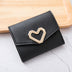 Wallet Short Style Cross Section Youth Three-fold Wallet Business Multi-card Zipper Coin Purse Wallet Card Holder - Minihomy