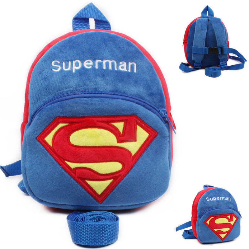 Baby small bag children backpack to prevent the loss of 1 and a half year and 2 year old female baby cartoon knapsack traction rope