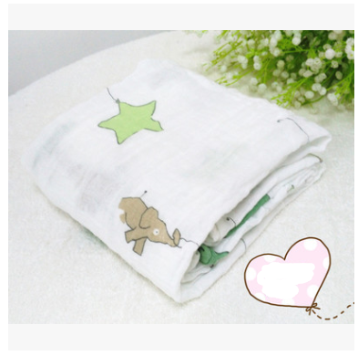 Cotton gauze baby blanket - Minihomy