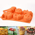 Halloween Pumpkin Cakes Silicone Mold Bald Cake Chocolate Jelly Mold Decorations - Minihomy