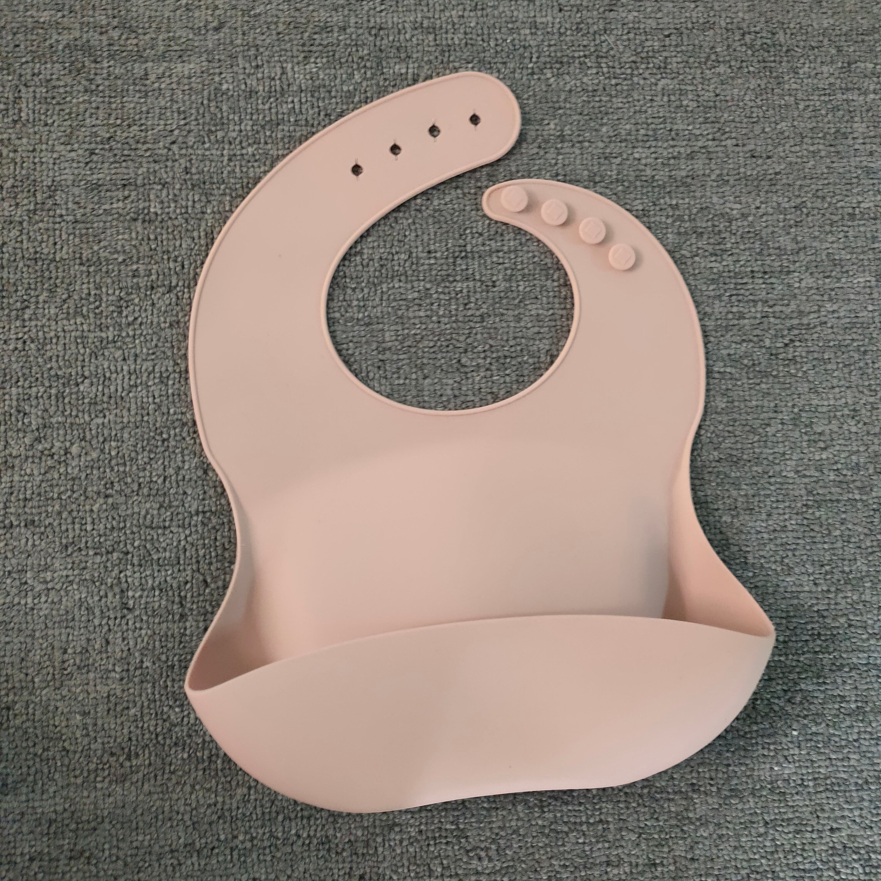 Soft Waterproof Silicone Baby Bib with Food Catcher, Baby Silicone Bib