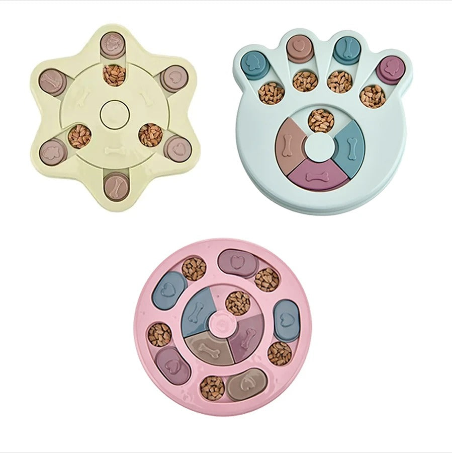 Dog Puzzle Toys Increase IQ Interactive Slow Dispensing Feeding Dog Training Games - Minihomy