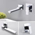 Built-in Box Into The Wall Type Basin Hot And Cold Water Faucet Rotation - Minihomy