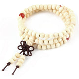 108 Bead Sandalwood Mala - Buddhist Meditation Necklace