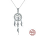 Ladies Dream Catcher Silver Necklace - Minihomy