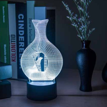 Creative 3D night light LED lamp - Minihomy