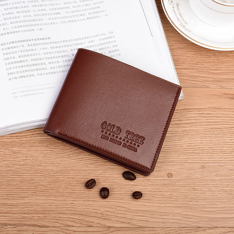 Men's Short Wallet Card Holder Change Cash Organizer Card Holder