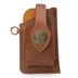 Leather Phone Belt Bag With Leather Belt - Minihomy