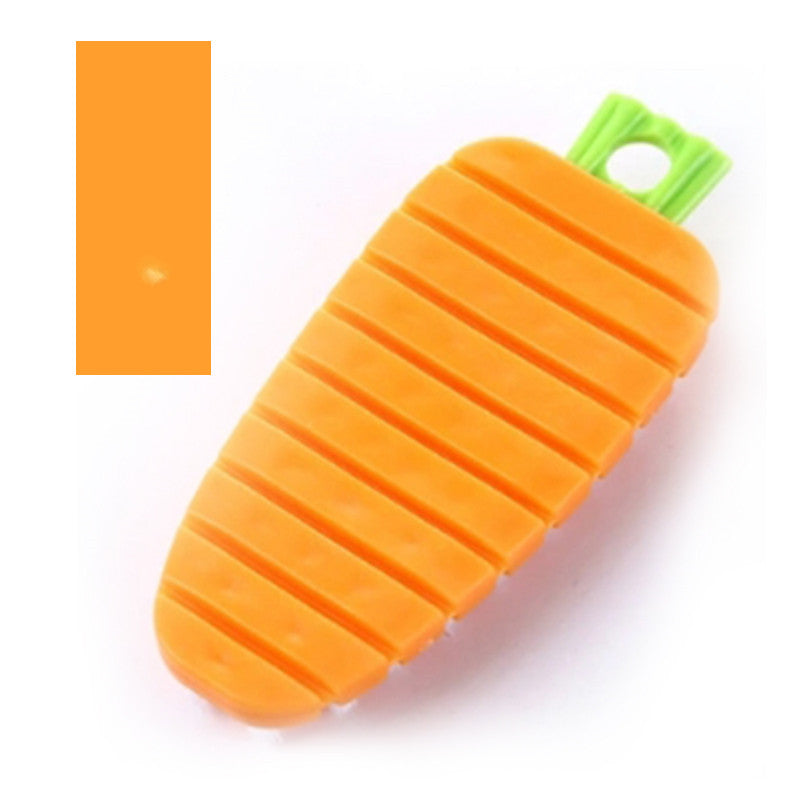 Multifunction Vegetable Fruit Cleaning Brush Flexible Potato Carrot Cucumber Cleaning Brush - Minihomy