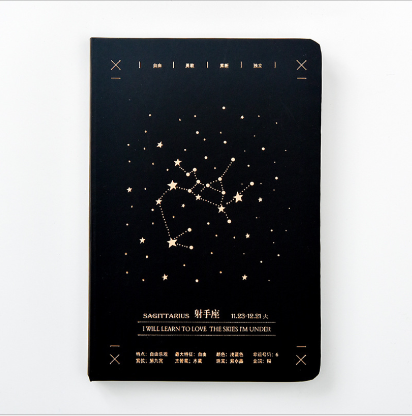 High-quality zodiac sign notebook - Minihomy