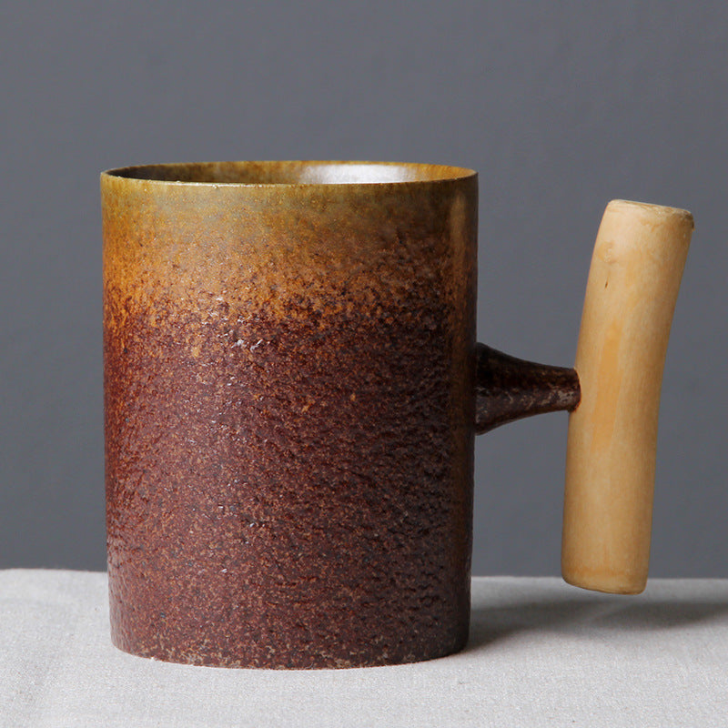 Japanese-style Vintage Ceramic Coffee Mug