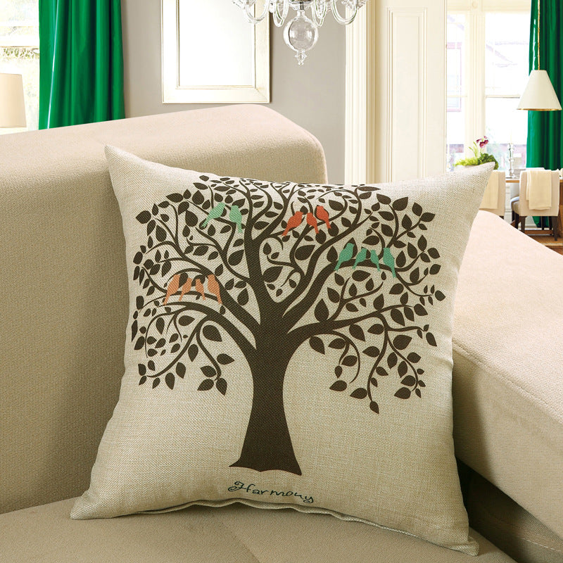 Printed Sofa Cushion Cover - Home Decoration