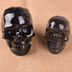 Natural Obsidian Precision Carved Skull