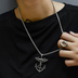 Men's Retro Titanium Steel Punk Cross Pendant