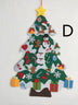 DIY Felt Christmas Tree With Three-dimensional - Minihomy