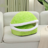 Removable cat litter dog kennel pet nest hamburger nest shell