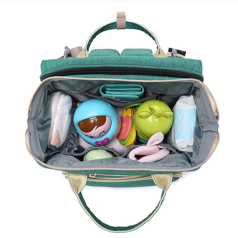 Multifunctional Moms and Dads Backpack Baby Bed Bags