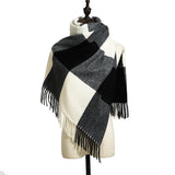 Cashmere Tassel Thickened Cold And Warm Scarf