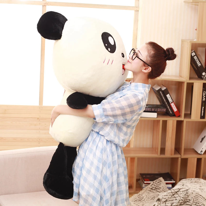 Big Head Panda Plush Toys Stuffed Soft Animal Pillow Cute Bear Gift for Children - Minihomy