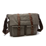 Practical business single shoulder oblique cross bag men's casual canvas bag