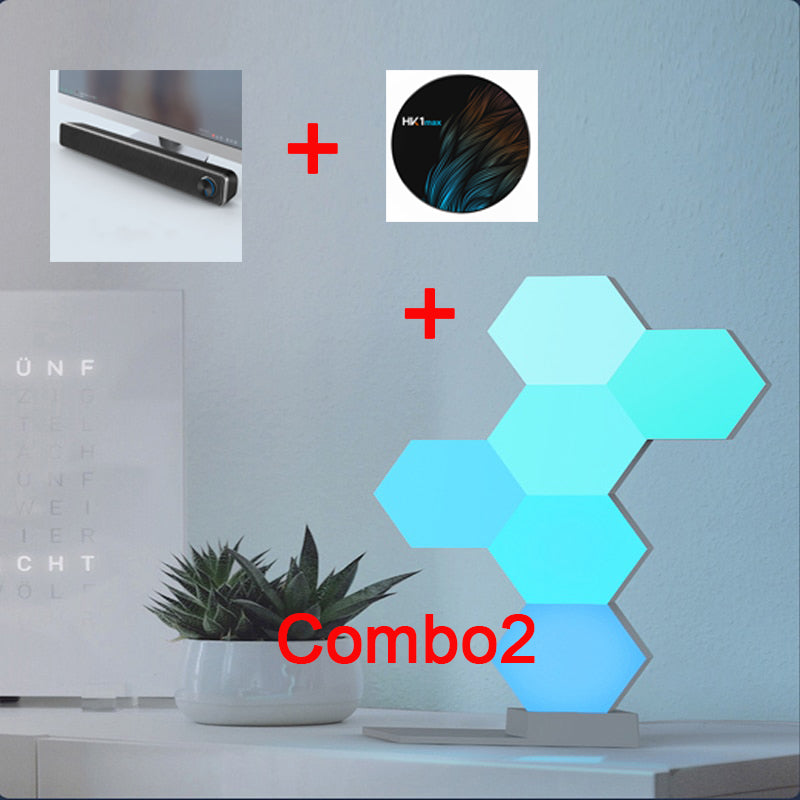 Smart Home Quantum Lamp APP Voice Control 1600W Hue Light Tone Shake - Minihomy