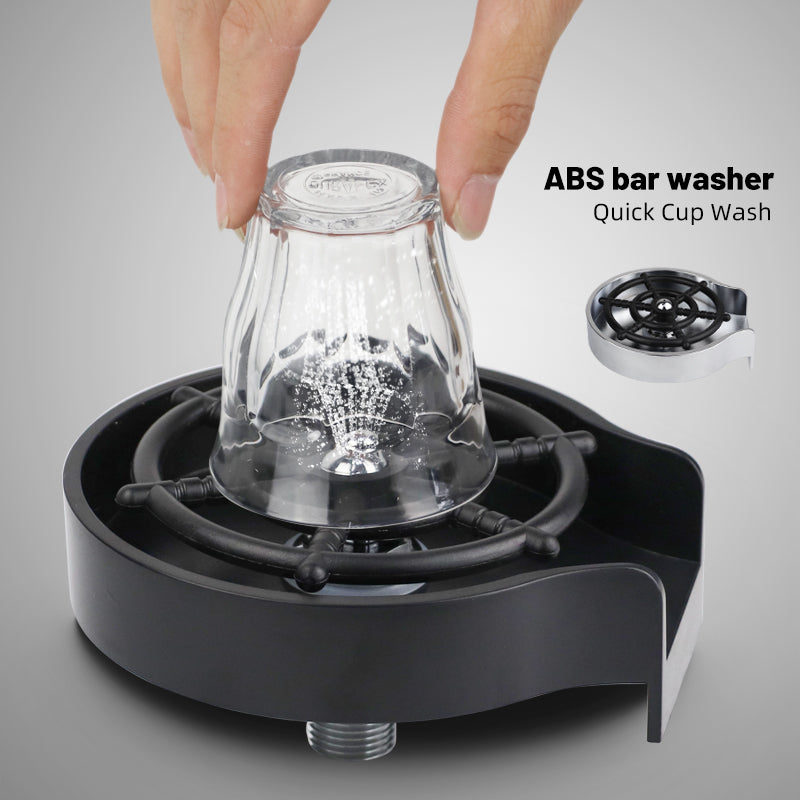 Bar Counter Cup Washer Sink High-pressure Spray Automatic Faucet - Minihomy