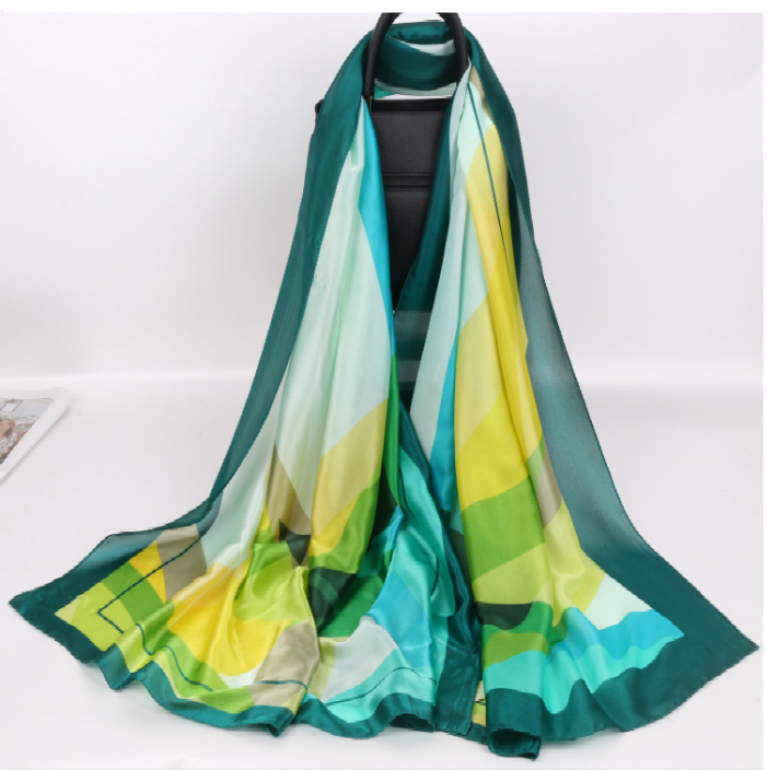 Women's Sunscreen Simulation Silk Scarf