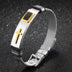 Bracelet gold cross titanium steel personality bracelet for Men - Minihomy