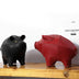 First Layer Cowhide Vintage Handmade Animal Piggy Bank - Minihomy