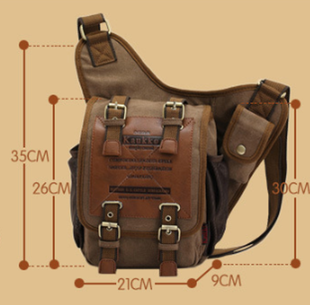 Canvas Messenger Retro Vintage Crossbody Bags - Minihomy