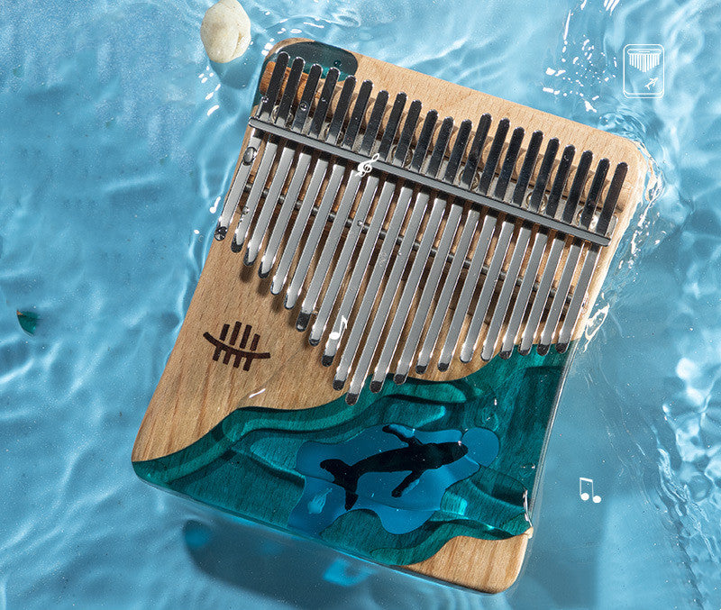 Deep Sea Blue Whale Thumb Piano Board - Minihomy