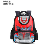 Male and female schoolchildren's schoolbag 1-3-6 grade hard shell car children waterproof 3D flashlight double shoulder package - Minihomy