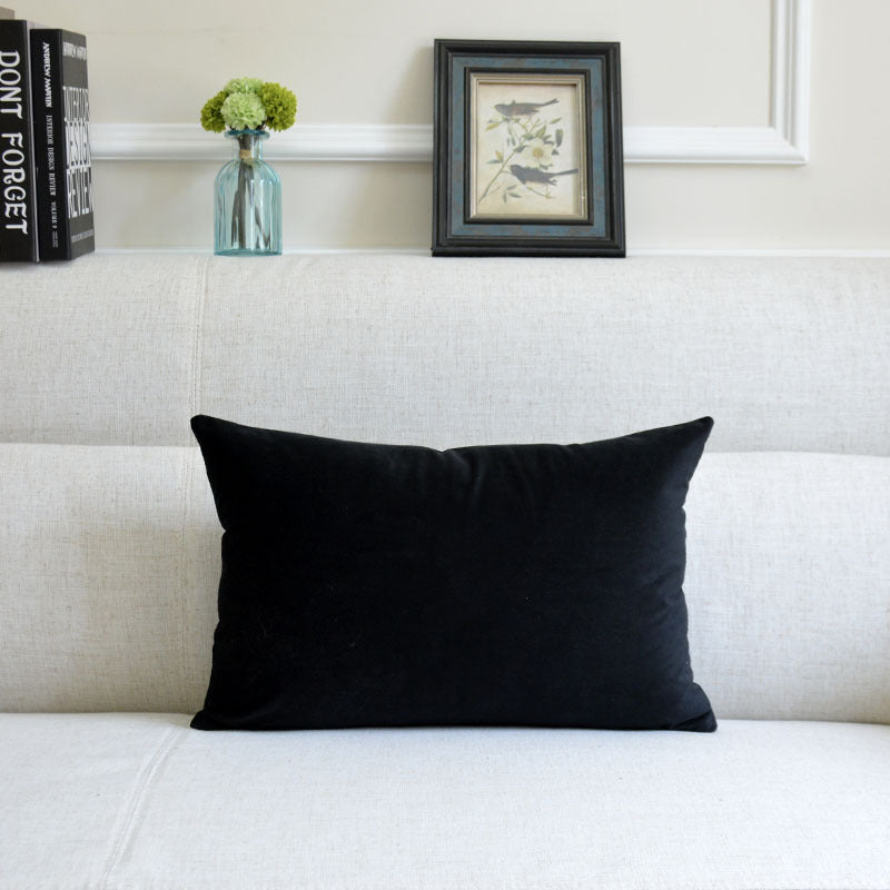 Sofa Velvet Throw Pillowcases Living room