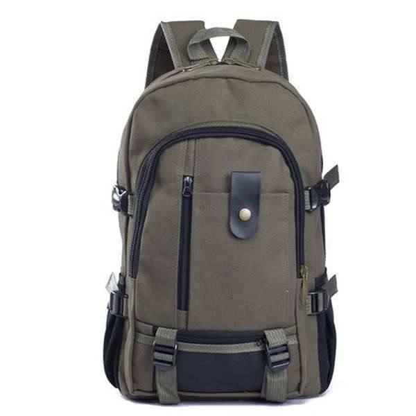 Men's Backpacks Canvas Backpack Student Bags - Minihomy