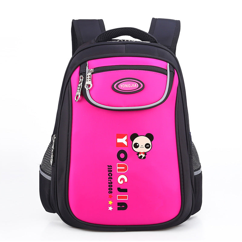 Schoolbag pupil 1-3-6 grade manufacturer custom-made male and female children's shoulder cartoon knapsack 6-12 years old