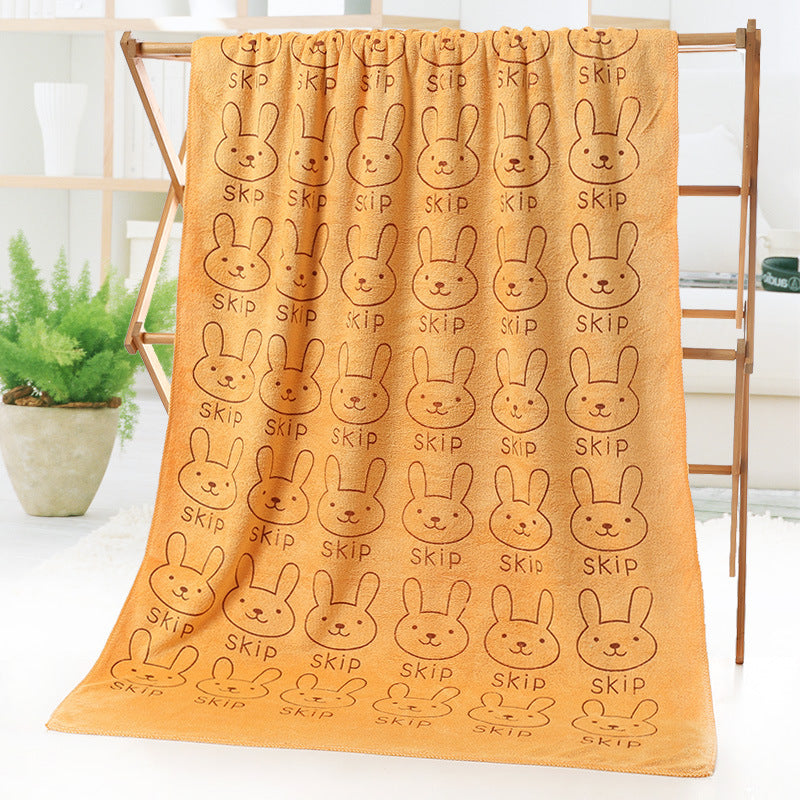 Bath towel beach towel cartoon print