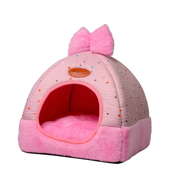 Cat House Closed Folding Cat Villa Teddy Pet Supplies