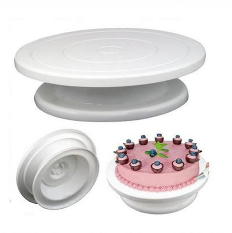 Cake Turntable Rack Stable Non-slip Round Cake Table Kitchen Baking Tools - Minihomy