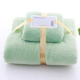 Coral fleece bath towel set - Minihomy