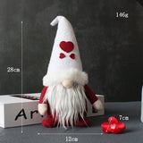 Creative Hooded Faceless Doll Holiday Dwarf Santa Claus Plush Decoration Ornaments - Minihomy