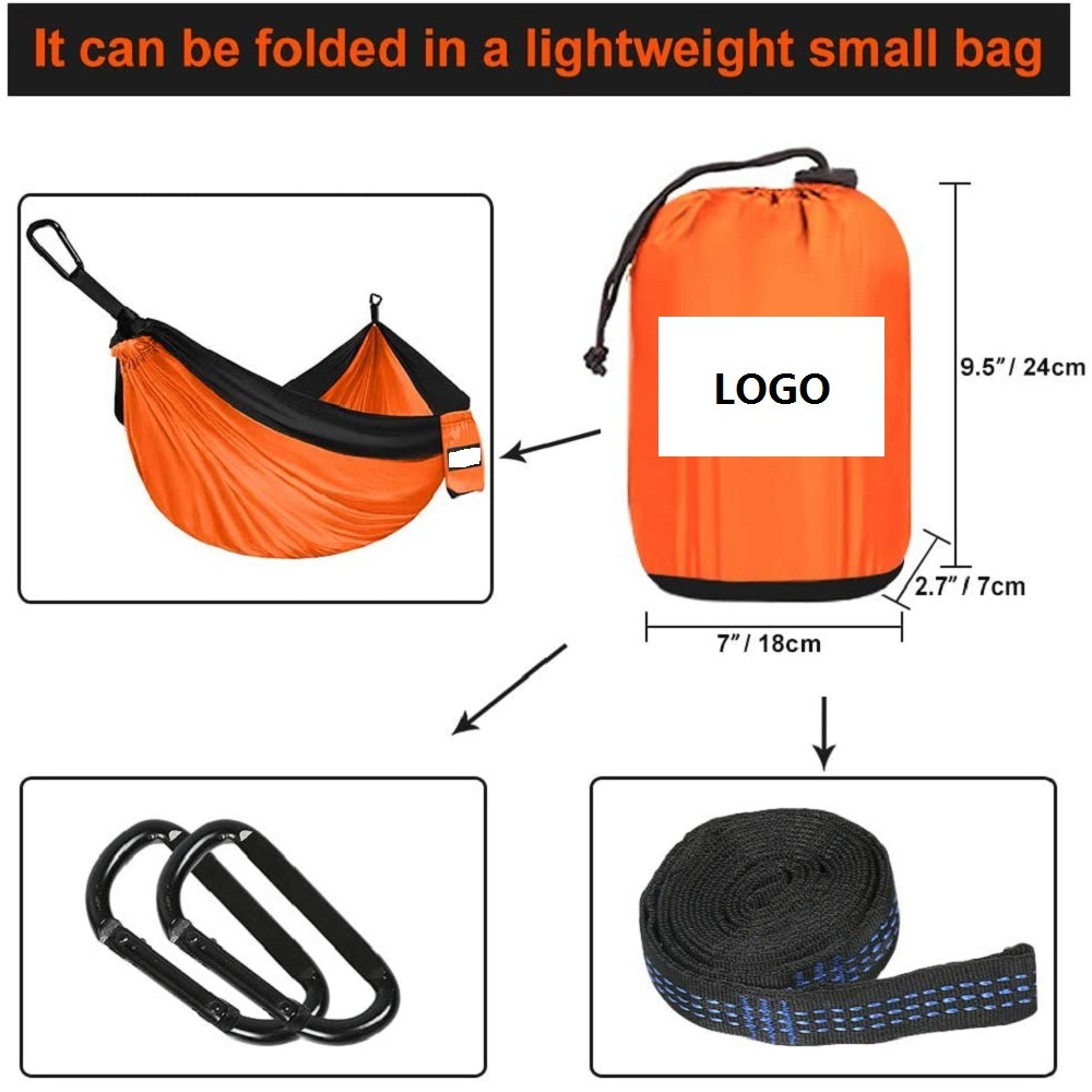 High Load-Bearing Single Double Nylon Hammock