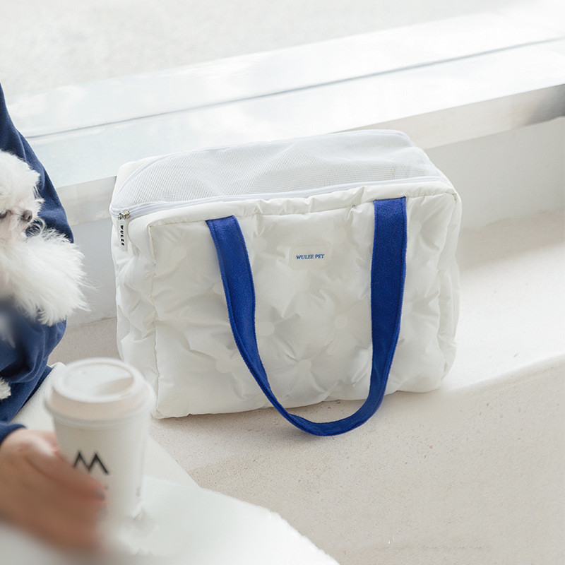 One Shoulder Portable Medium-sized Pet Bag To Keep Warm In Winter