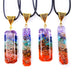 Gravel Seven Chakra Spirit Pendant - Minihomy